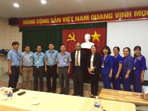 CEO tập đoàn Giáo dục trực tuyến NISAI- Vương quốc Anh  đến thăm và làm việc với DCoHT