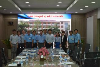 Ban Giám hiệu và cán bộ, giáo viên Trường Cao đẳng nghề Công nghệ cao Đồng Nai (DCoHT) đến thăm và làm việc tại Công ty TNHH Hyosung Đồng Nai